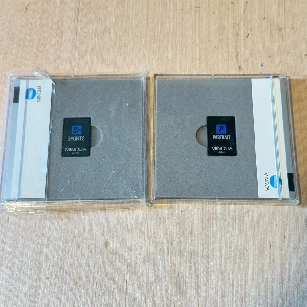 2-Minolta Smart Card w/Cases Sp Sports & For Minolta Camera Brand New Read Info!